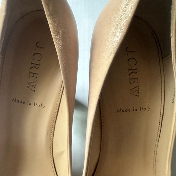 SALE till 9am! J. Crew Etta Cream and black Cap toe high heels size 8 - Picture 6 of 11